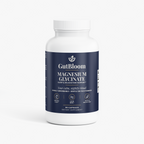 GutBloom Magnesium Glycinate bottle, 90 capsules