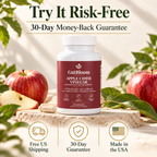 Try GutBloom Apple Cider Vinegar risk-free with a 30-day money-back guarantee