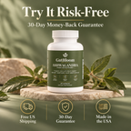 Try GutBloom Ashwagandha risk-free with a 30-day money-back guarantee