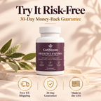 Try GutBloom Digestive Enzymes risk-free with a 30-day money-back guarantee