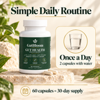 Simple daily routine: 2 capsules with water once a day