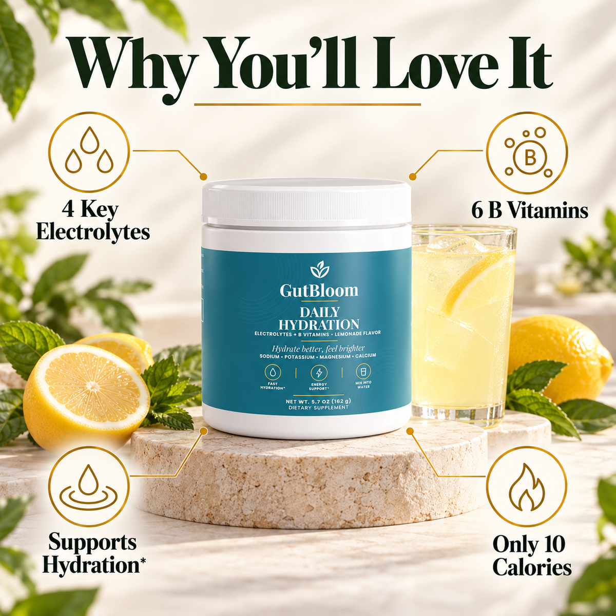 Why you'll love it: 4 key electrolytes, 6 B vitamins, only 10 calories