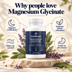Why people love Magnesium Glycinate: restful sleep, unwinding, muscle relaxation